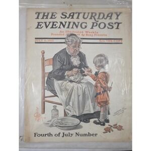 1912 Saturday Evening Post July 6 J.C. Leyendecker Fourth of July Kodak Ad